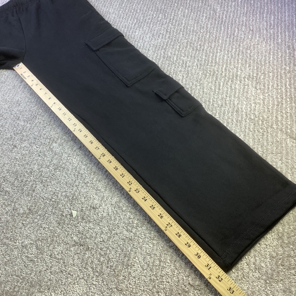 Garage UltraFleece Cargo Straight Sweatpants Jet Black Size Small NWT - Picture 11 of 14